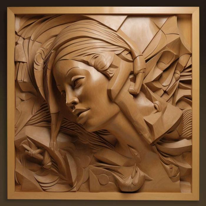 نموذج ثلاثي الأبعاد لآلة CNC 3D Art 